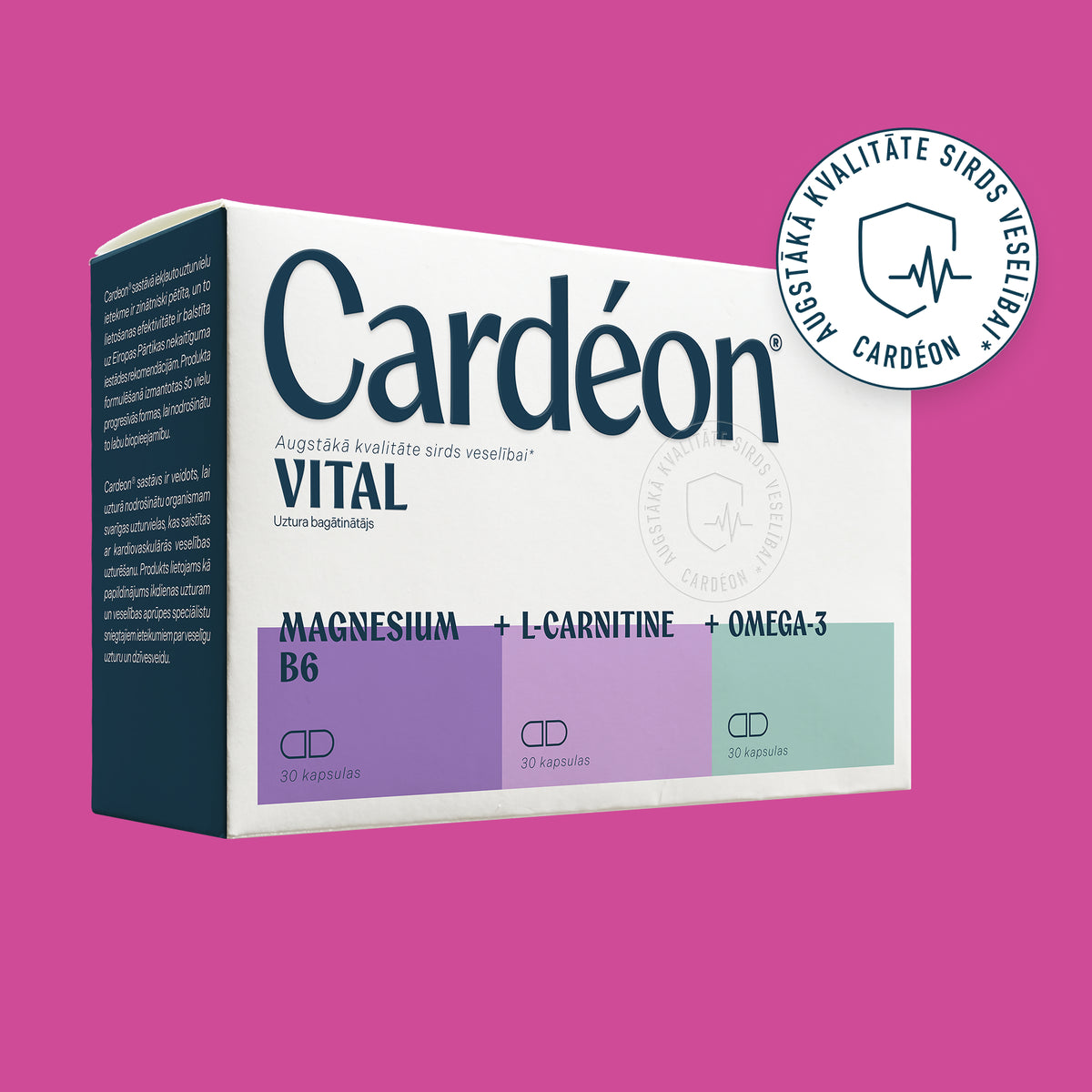 Cardeon Vital - for people with heart failure, low physical endurance, fatigue